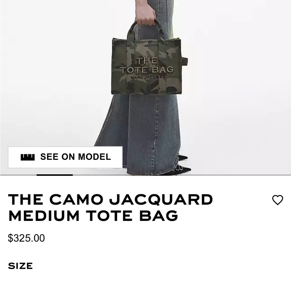 Marc Jacobs Camouflage Tote Bag - Picture 5 of 5